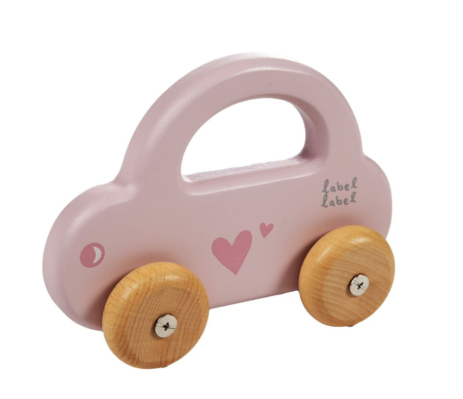 Houten Auto Roze