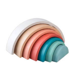 Houten Regenboog – Pastel