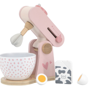 Label Label Roze Houten Keukenmixer