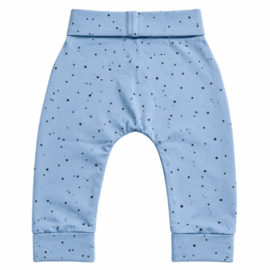 Babybroekje – Blauw met stippen | Maat 68