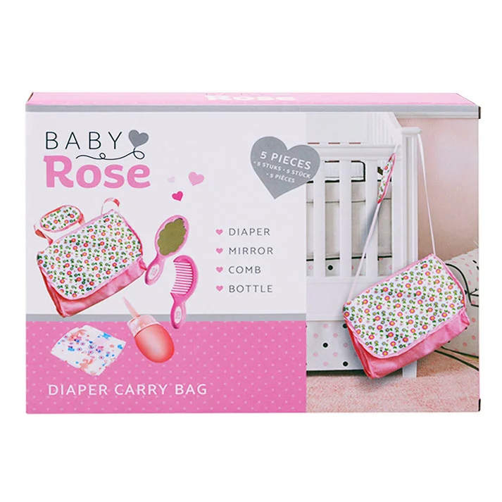 Baby Rose Luier Draagtas met Accessoires1