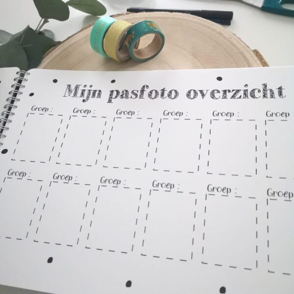Schoolfotoboek mijn pasfoto's