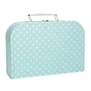 Koffertje Lichtblauw Sterren