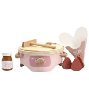 Label Label Roze Houten Crêpe Maker