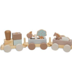 Houten Speelgoedtrein – Farm