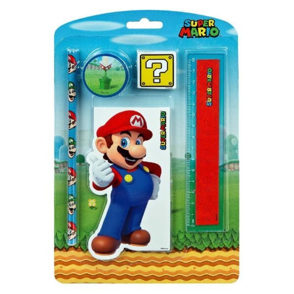 Super Mario Stationery Set, 5dlg (3)