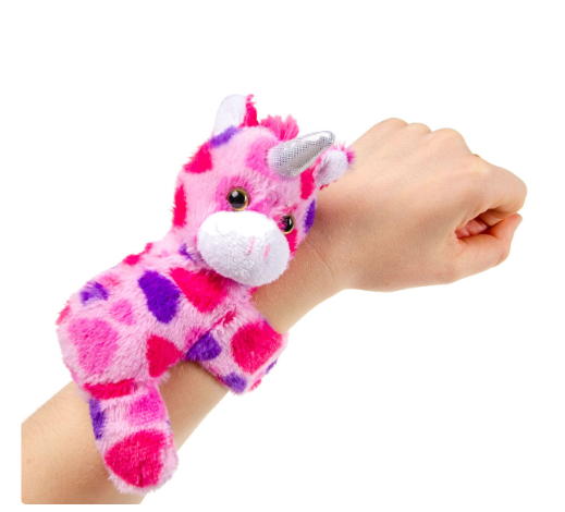 Klaparmband Pluche Eenhoorn (1)