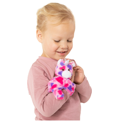 Klaparmband Pluche Eenhoorn (4)