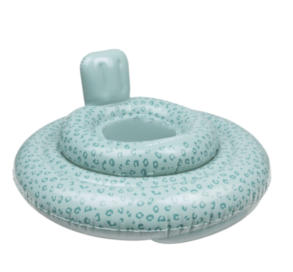Swim Essentials Baby Float Groen Panterprint 0-1 jaar (2)