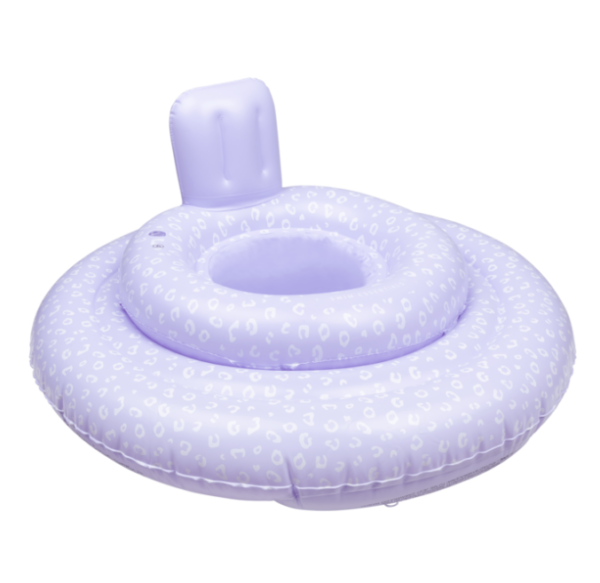 Swim Essentials Baby Float Lila Panterprint 0-1 jaar (2)