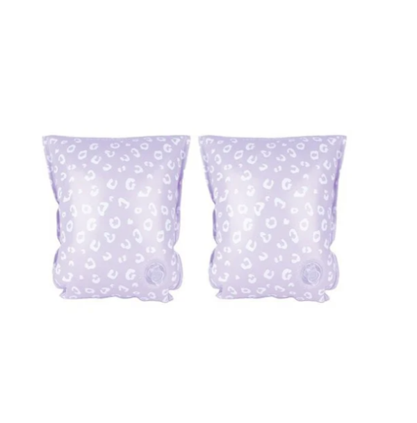 Swim Essentials Zwembandjes Lila Panterprint 0-2 jaar