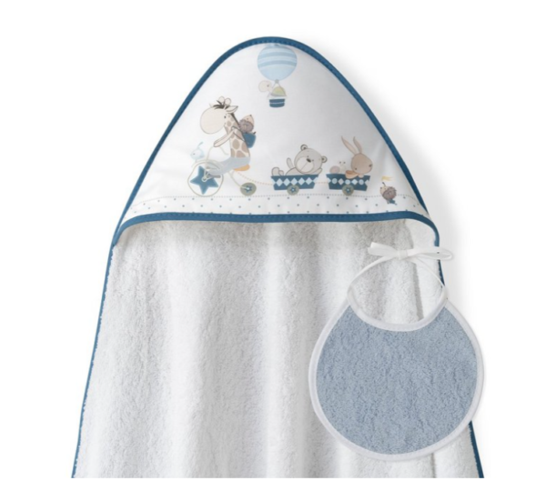 Badhandoek Giraffe fiets met slabbetje Grijs (2)