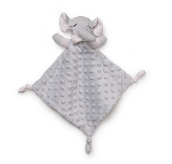 Badhandoek Olifant met knuffeldoekje Roze (4)
