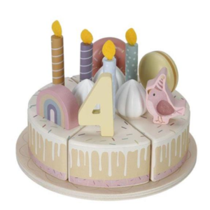 Little Dutch Houten verjaardagstaartje Pink – 26-deli (1)