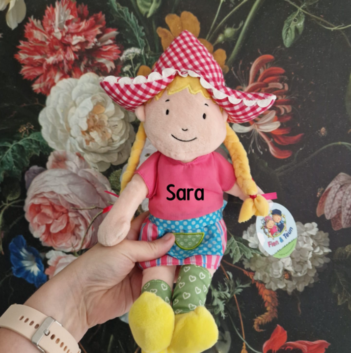 Fien en Teun pop Fien met naam