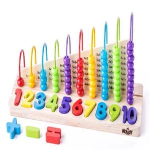 Woody telraam met sommen