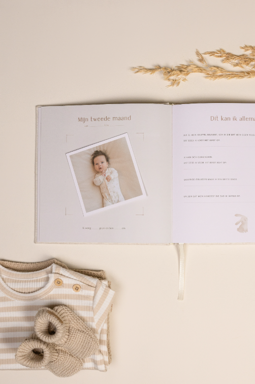 Little Dutch Babyboek 'Mijn eerste jaar' Baby Bunny FSC (16)