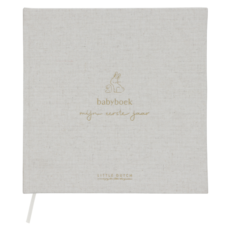 Little Dutch Babyboek 'Mijn eerste jaar' Baby Bunny FSC (6)