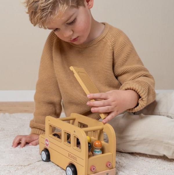 Little Dutch - Schoolbus met poppetjes FSC (5)
