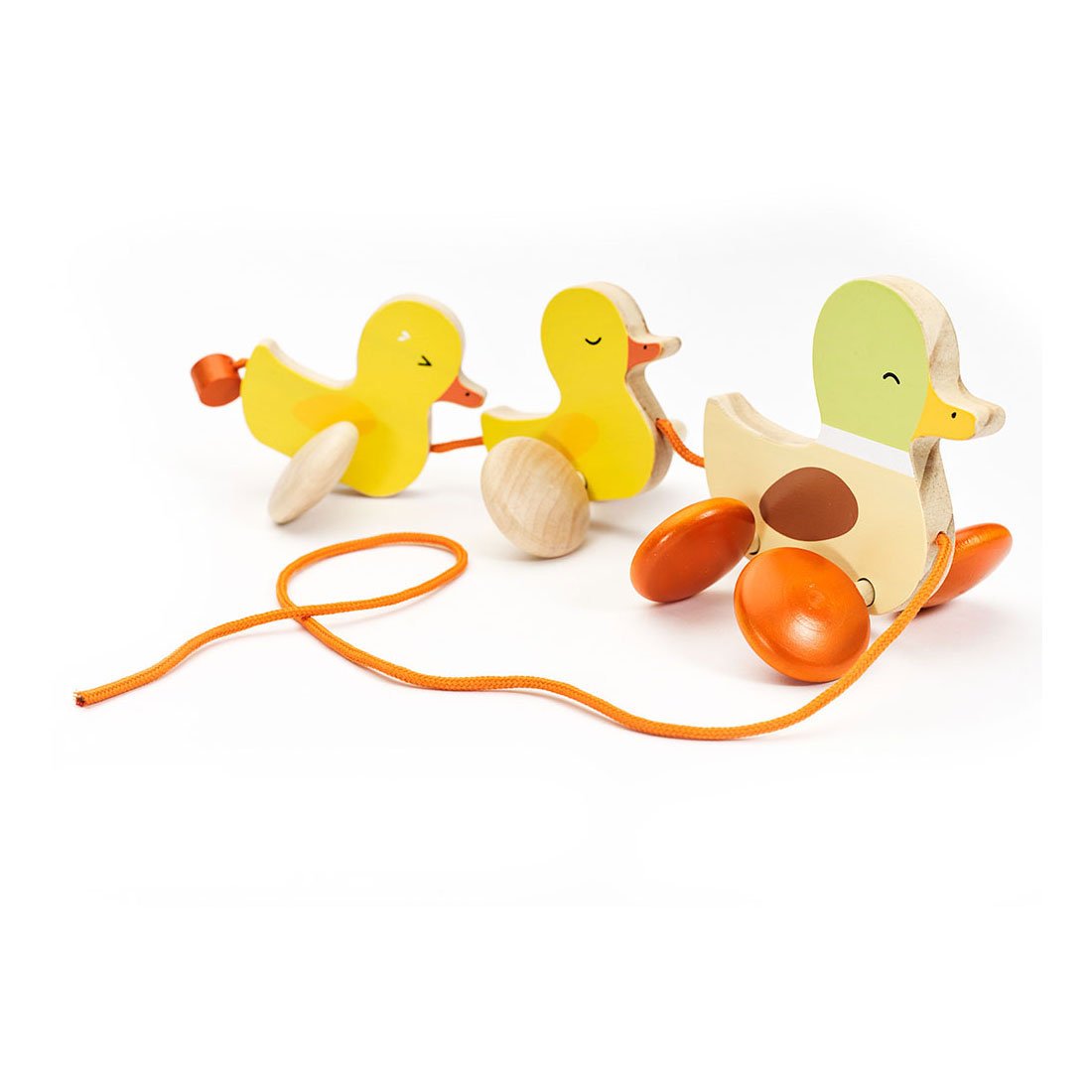 Classic World Houten Trekfiguur Eenden (7)