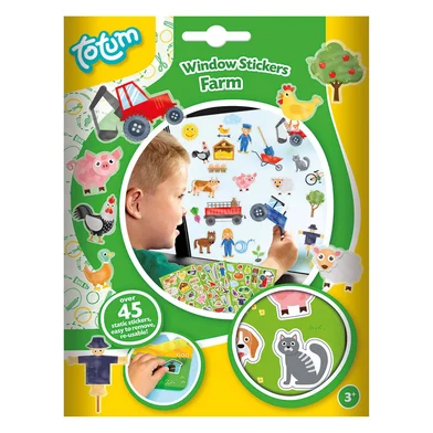 Totum Raamstickers Boerderij (1)