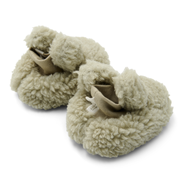 Little Dutch Teddy Slofjes Soft Green