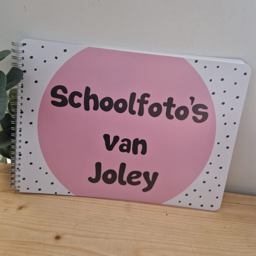 Schoolfotoboek met naam