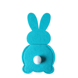 Paashaas Vilt Bestekhouder  (2)