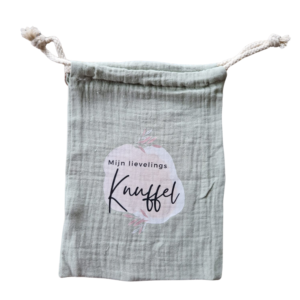 Bewaarzakje Mijn 1e Kleertjes - Groen