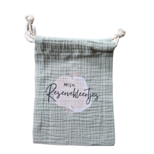 Bewaarzakje Mijn Reservekleertjes - Groen