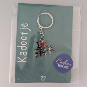 Sleutelhanger I love Papa
