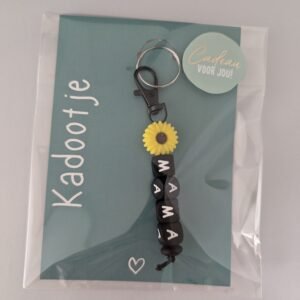 Sleutelhanger mama met kaart