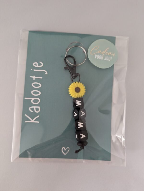 Sleutelhanger mama met kaart
