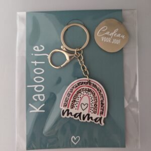 Sleutelhanger mama met kaart