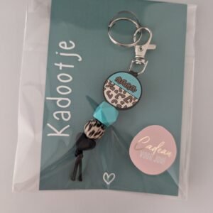 Sleutelhanger mama met kaart