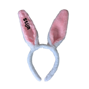 Konijnen oren met naam