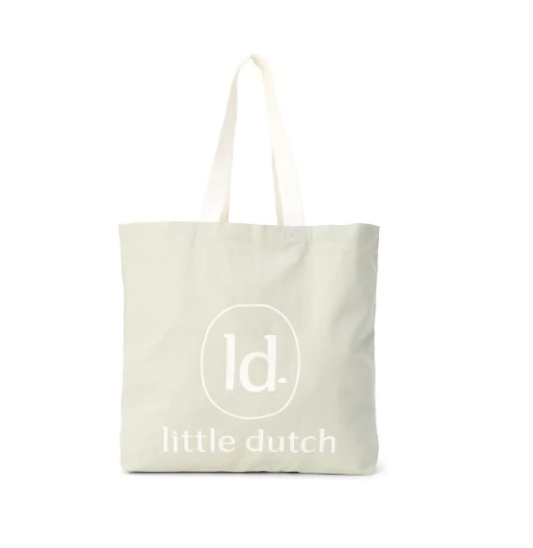 Little Dutch Canvas shopper LD logo
