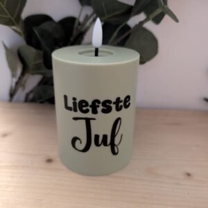 Liefste juf kaars (4)