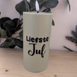 Liefste juf kaars (5)