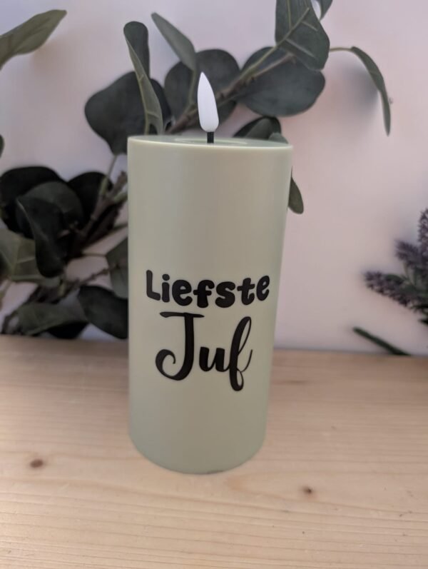 Liefste juf kaars (5)