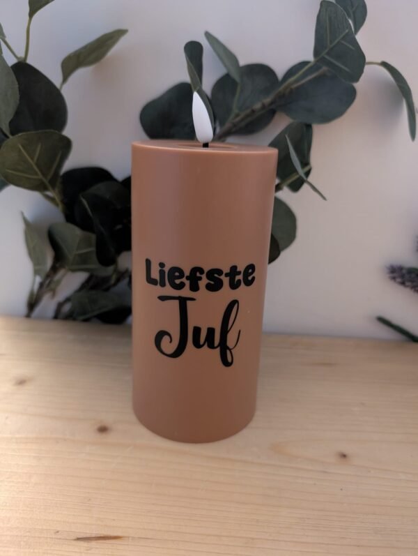 Liefste juf kaars (6)