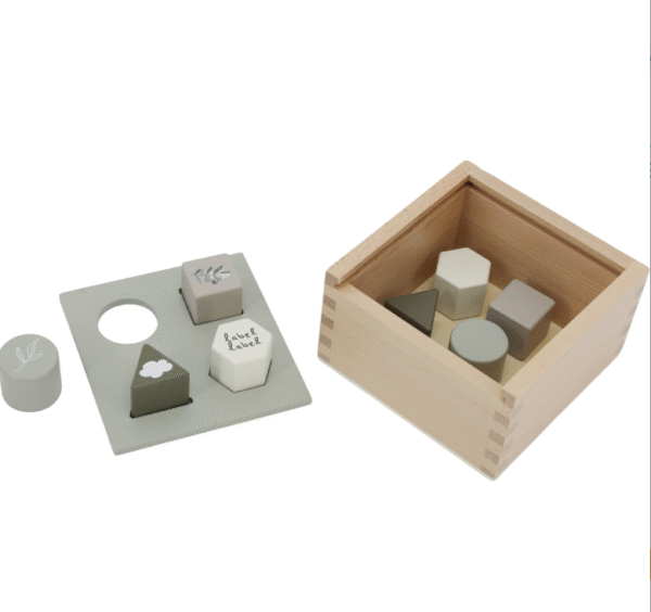 Label Label Olijfgroen Houten Vormenstoof (3)