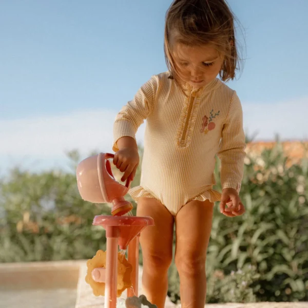 Little Dutch Badpak lange mouw - Geel - Ocean Treasures maat 8692 (10)