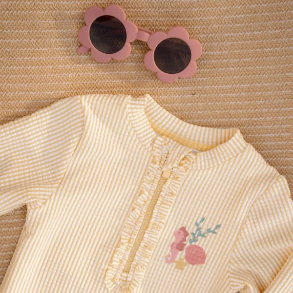 Little Dutch Badpak lange mouw - Geel - Ocean Treasures maat 8692 (3)