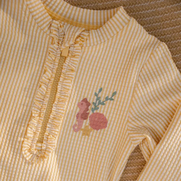 Little Dutch Badpak lange mouw - Geel - Ocean Treasures maat 8692 (7)