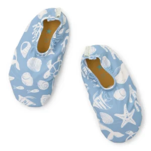 Little dutch StrandSchoenen - Blauw - Sea Life (1)