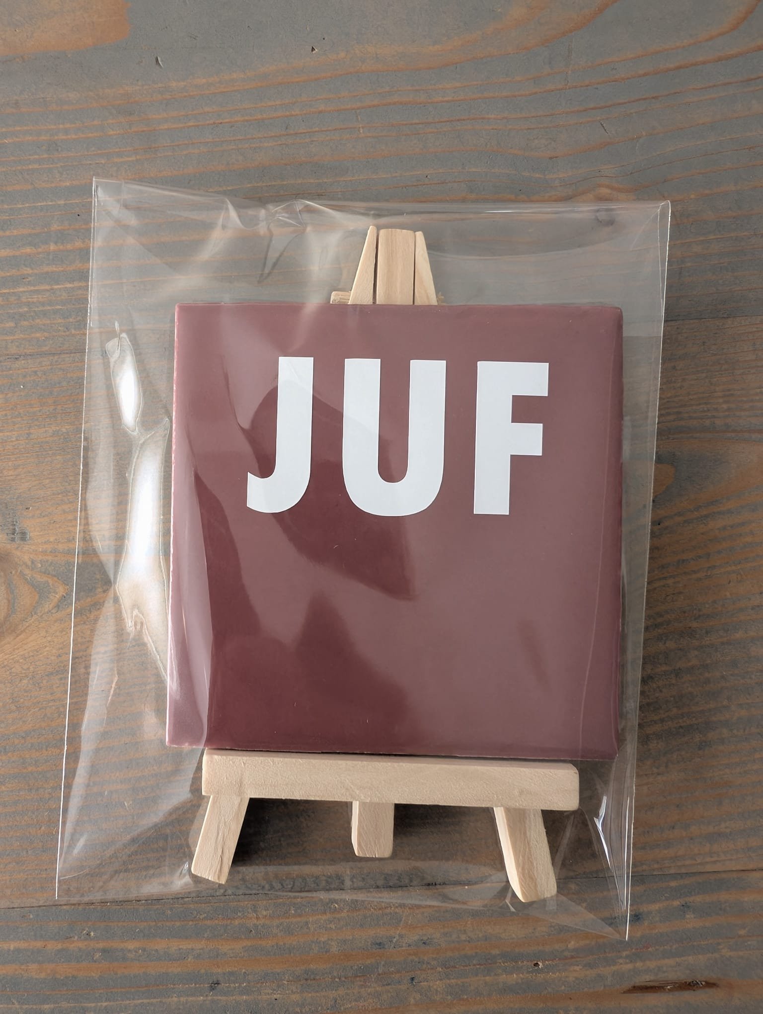 Tegeltje Juf met naam (2)