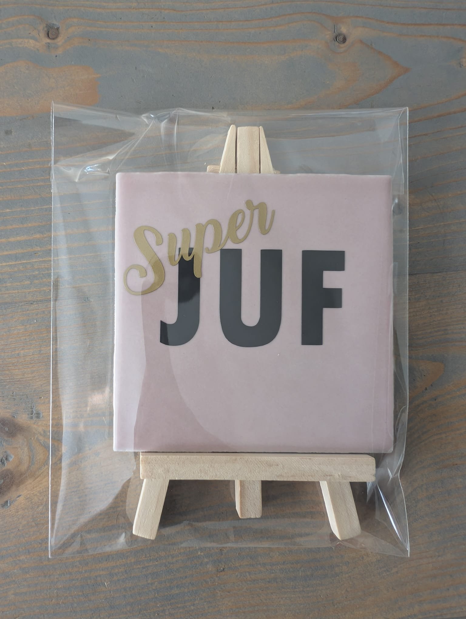 Tegeltje Juf met naam (3)