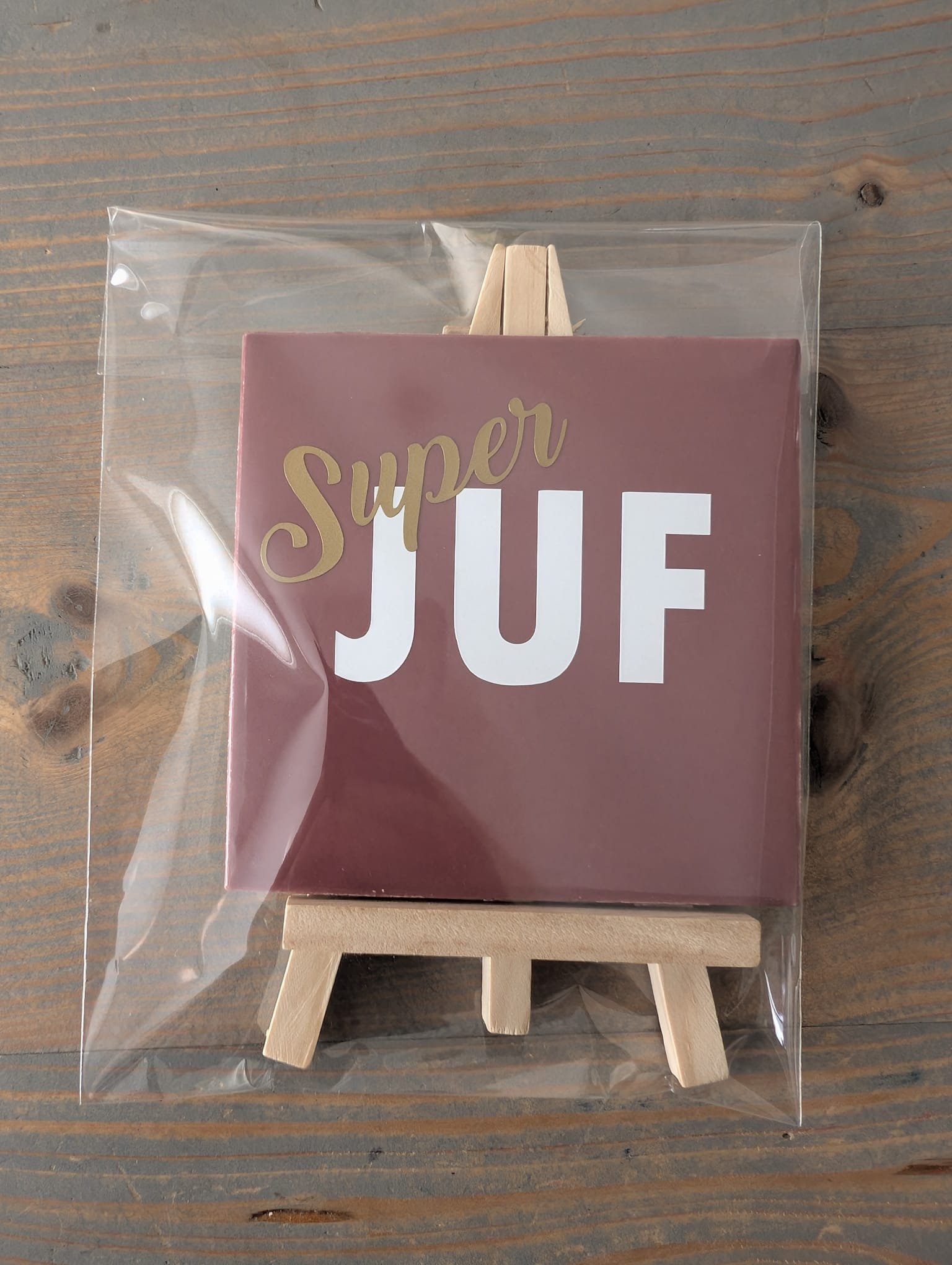 Tegeltje Juf met naam (4)