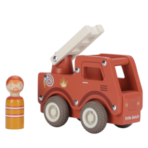 Little Dutch Houten Brandweerauto (1)
